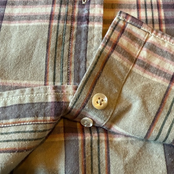 Y2K Calvin Klein Plaid Button-Down - Picture 9 of 13